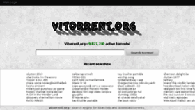 What Vitorrent.org website looked like in 2013 (10 years ago)