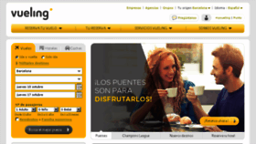 What Vueling.com website looked like in 2013 (10 years ago)
