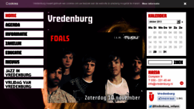 What Vredenburg.nl website looked like in 2013 (10 years ago)
