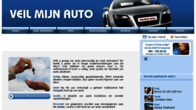 What Veilmijnauto.nl website looked like in 2013 (10 years ago)