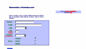 What Vivienda.com website looked like in 2013 (10 years ago)
