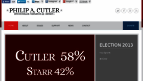 What Votecutler.com website looked like in 2013 (10 years ago)