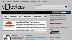What Vdevices.com website looked like in 2013 (10 years ago)