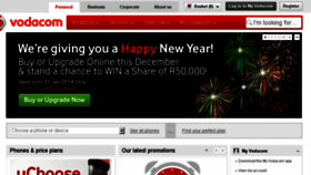 What Vodacom.net website looked like in 2013 (10 years ago)