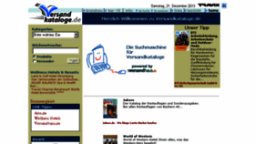 What Versandkataloge.de website looked like in 2013 (10 years ago)
