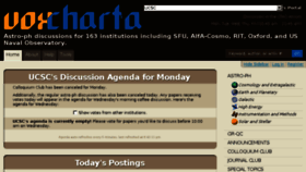 What Voxcharta.org website looked like in 2013 (10 years ago)