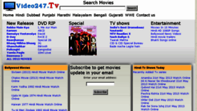 What Video247.tv website looked like in 2014 (10 years ago)