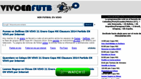 What Vivoenfutbol.com website looked like in 2014 (10 years ago)