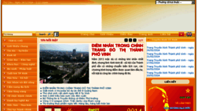 What Vinhcity.gov.vn website looked like in 2014 (10 years ago)