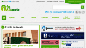 What Vivealbacete.com website looked like in 2014 (10 years ago)