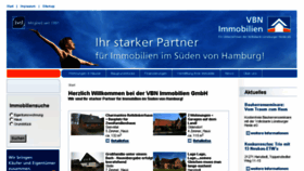 What Vbn-immobilien.de website looked like in 2014 (10 years ago)