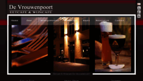 What Vrouwenpoort.nl website looked like in 2014 (10 years ago)