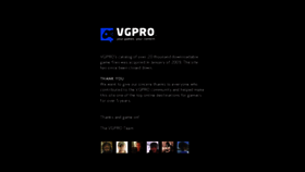What Vgpro.com website looked like in 2014 (10 years ago)