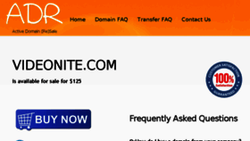 What Videonite.com website looked like in 2014 (10 years ago)