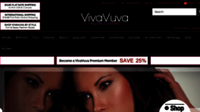 What Vivavuva.com website looked like in 2014 (10 years ago)