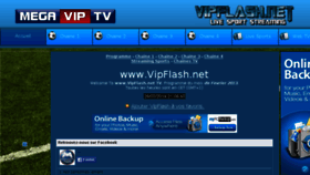 What Vipflash.net website looked like in 2014 (10 years ago)