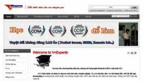 What Vnexperts.net website looked like in 2014 (11 years ago)