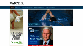 What Vanitha.com website looked like in 2014 (10 years ago)