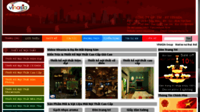 What Vinasia.vn website looked like in 2014 (10 years ago)