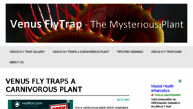 What Venusflytrap.us website looked like in 2014 (10 years ago)