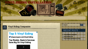 What Vinylsidinginstallationcost.com website looked like in 2014 (10 years ago)