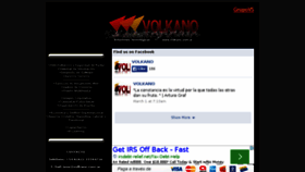 What Volkano.net website looked like in 2014 (9 years ago)