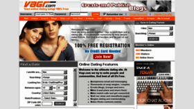 What Vagr.com website looked like in 2014 (9 years ago)