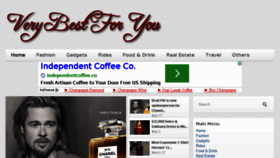 What Verybestforyou.com website looked like in 2014 (9 years ago)