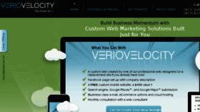 What Veriovelocity.com website looked like in 2014 (9 years ago)