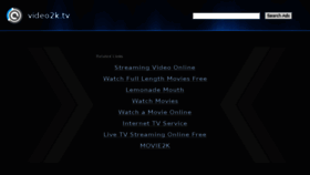 What Video2k.tv website looked like in 2014 (9 years ago)