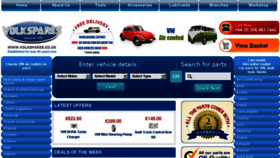What Volkspares.co.uk website looked like in 2014 (9 years ago)