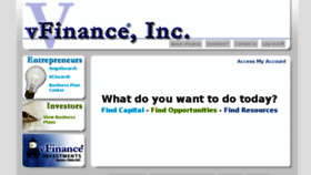 What Vfinance.com website looked like in 2014 (9 years ago)