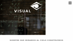 What Visual.es website looked like in 2014 (9 years ago)