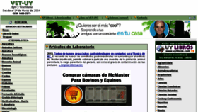 What Vet-uy.com website looked like in 2014 (9 years ago)