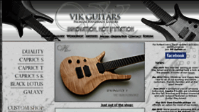 What Vikguitars.com website looked like in 2014 (9 years ago)