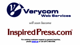 What Verycom.com website looked like in 2014 (9 years ago)