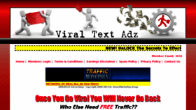 What Viraltextadz.com website looked like in 2014 (9 years ago)