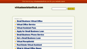 What Virtualassistanthub.com website looked like in 2014 (9 years ago)