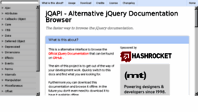 What Visualjquery.com website looked like in 2014 (9 years ago)