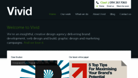 What Vividcreative.co.uk website looked like in 2014 (9 years ago)