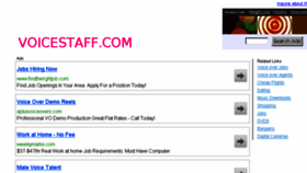 What Voicestaff.com website looked like in 2014 (9 years ago)