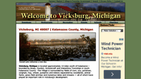 What Vicksburg-michigan.com website looked like in 2014 (9 years ago)