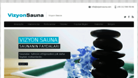 What Vizyonsauna.com website looked like in 2014 (9 years ago)