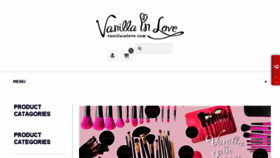 What Vanillainlove.com website looked like in 2014 (9 years ago)