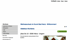 What Villa-blanka.de website looked like in 2014 (9 years ago)