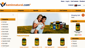 What Vitaminnatural.com website looked like in 2014 (9 years ago)