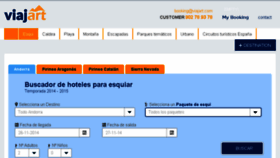 What Viajart.com website looked like in 2014 (9 years ago)