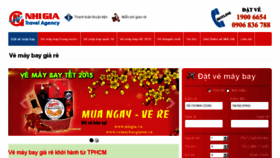 What Vemaybaygiatot.vn website looked like in 2014 (9 years ago)