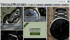 What Vintagewatches.dk website looked like in 2014 (9 years ago)