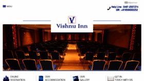 What Vishnuinn.com website looked like in 2015 (9 years ago)